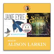 Jane Eyre and The Secret Garden by  Charlotte Brontë audiobook