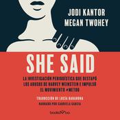 She Said by  Jodi Kantor audiobook