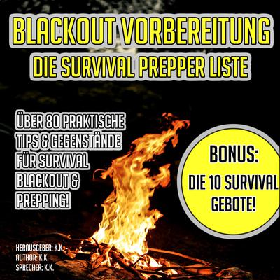 Blackout Vorbereitung: Die Survival Prepper Liste by KK  audiobook