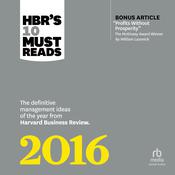 HBR's 10 Must Reads 2016 by  Herminia Ibarra audiobook