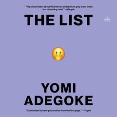 The List by Yomi Adegoke audiobook