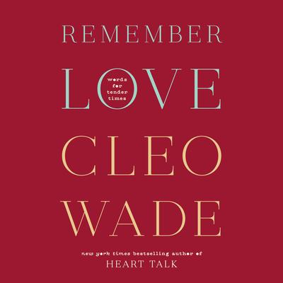 Remember Love by Cleo Wade audiobook