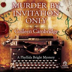 Murder by Invitation Only by Colleen Cambridge audiobook
