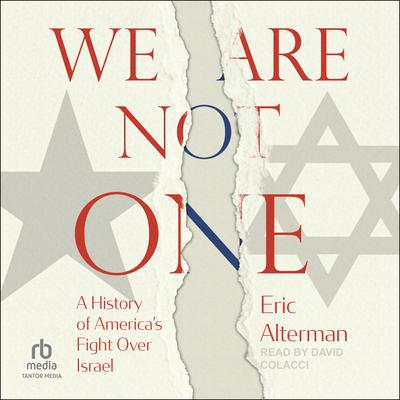 We Are Not One by Eric Alterman audiobook