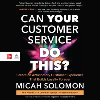 Can Your Customer Service Do This? by Micah Solomon audiobook
