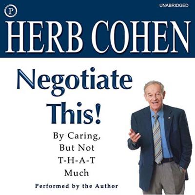 Negotiate This! by Herb Cohen audiobook