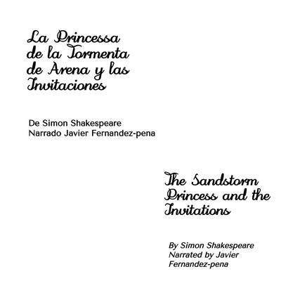 La Princesa de la Tormenta de Arena y las Invitaciones by Simon Shakespeare audiobook