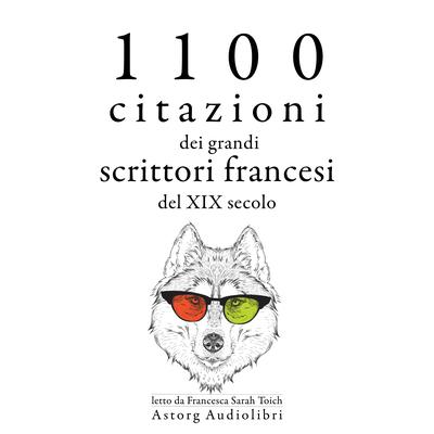 1100 citazioni dei grandi scrittori francesi del XIX secolo by Multiple Authors audiobook
