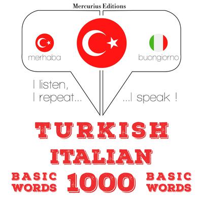 Türkçe - İtalyanca: 1000 temel kelime by J. M. Gardner audiobook