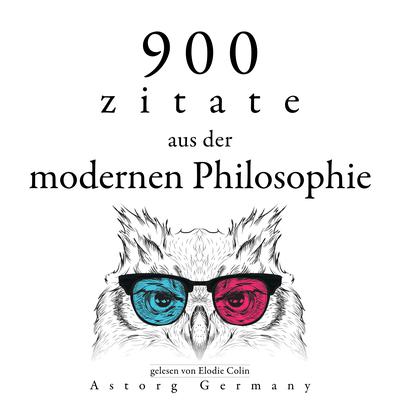 900 Zitate aus der modernen Philosophie by Multiple Authors audiobook