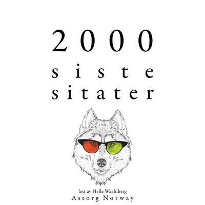 2000 siste sitater by Multiple Authors audiobook