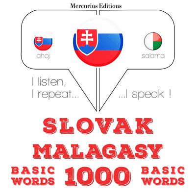 Slovenský - Madagaskaru: 1000 základných slov by J. M. Gardner audiobook
