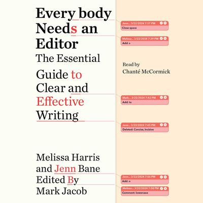 Everybody Needs an Editor by Melissa Harris audiobook