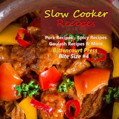 Slow Cooker Recipes - Bite Size #4 - Pork Recipes - Spicy Recipes - Goulash Recipes & More by Bittencourt Press audiobook