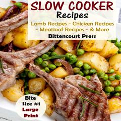 Slow Cooker Recipes - Bite Size #1 - Lamb Recipes - Chicken Recipes - Meatloaf Recipes & More by Bittencourt Press audiobook
