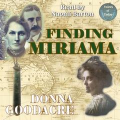 Finding Miriama by Donna Goodacre audiobook
