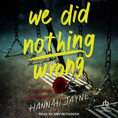 We Did Nothing Wrong by Hannah Jayne audiobook