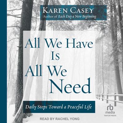 All We Have Is All We Need by Karen Casey audiobook
