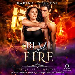 A Blaze of Fire by Karina Espinosa audiobook